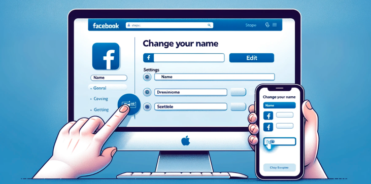 फेसबुक पर अपना नाम बदलें
